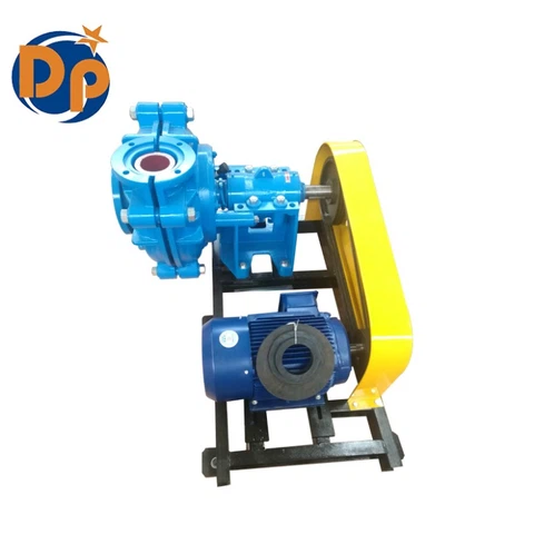 Horizontal Centrifugal Dewatering Mining Slurry Pump With Electric Motor Driven