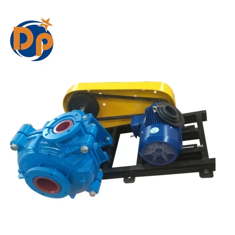 Horizontal Centrifugal Dewatering Mining Slurry Pump With Electric Motor Driven