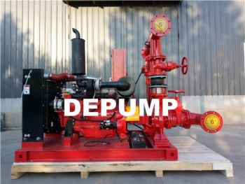 Water Supply Fire Fighting System Electric And Diesel Pumps And Jockey Fire Fighting Pump